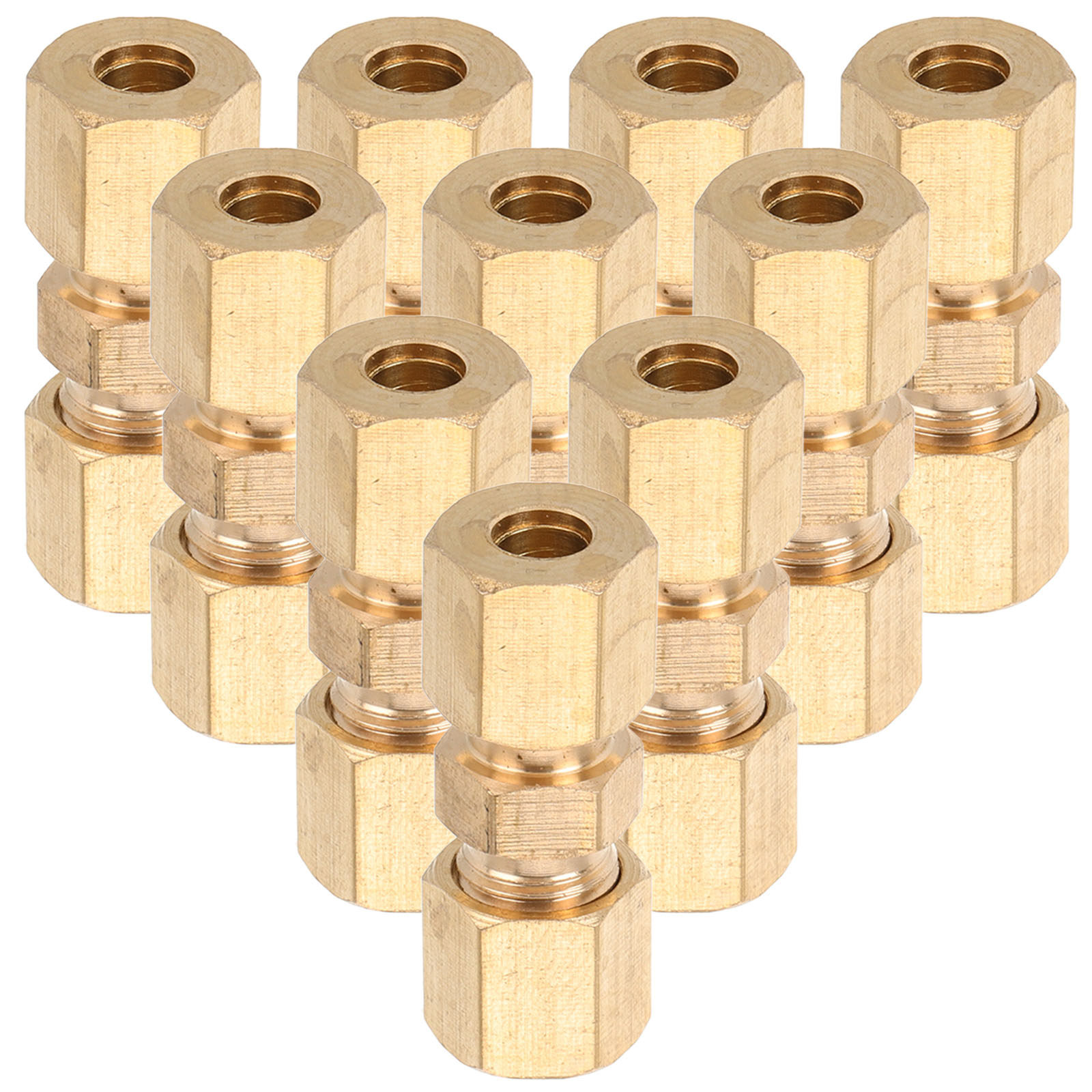 Compression Fitting Brass - 10Pcs Direct Brass Brake Line Compression