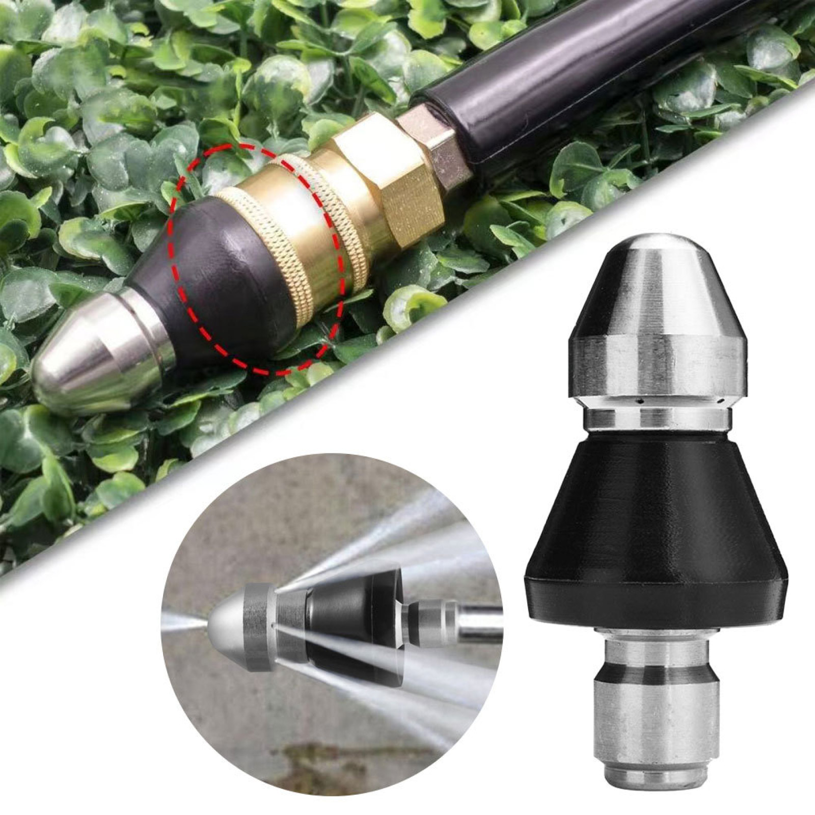 3/8 '' Cleaning Nozzle Pressur - Drain Pipe Clip 리뷰 및 가격
