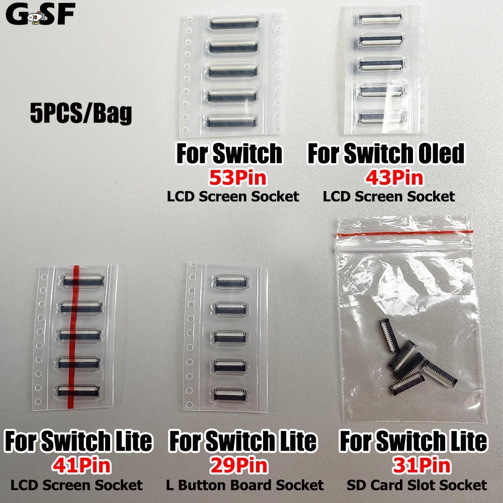 5PCS New LCD Screen FPC Ribbon - Push Fit Connector 리뷰 및 가격