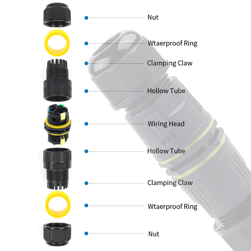 1PCS IP68 M20 Adapter Wire Con - Push Fit Connector 리뷰 및 가격
