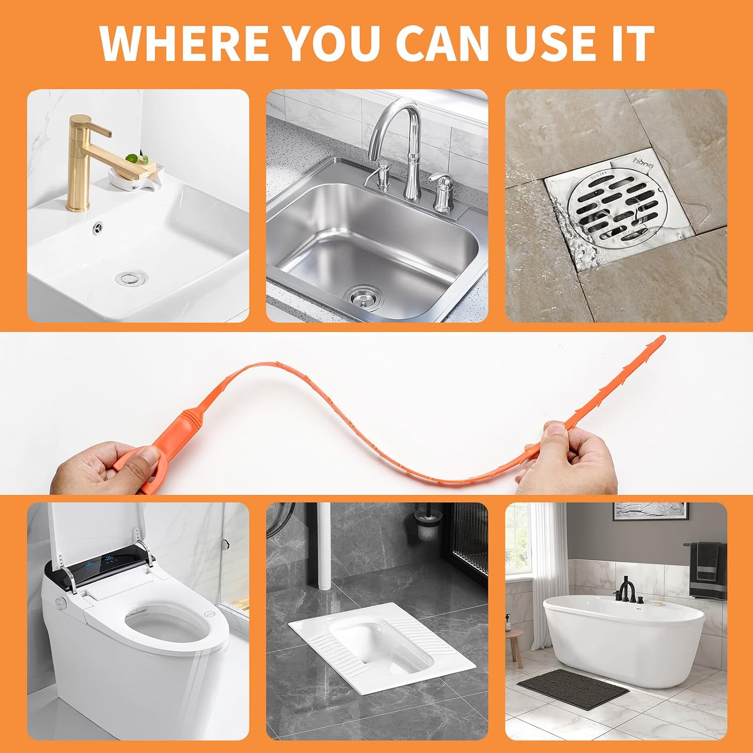 4-Pack 20-Inch Drain Snake, Fl - Drain Snake Flexible 리뷰 및 가격