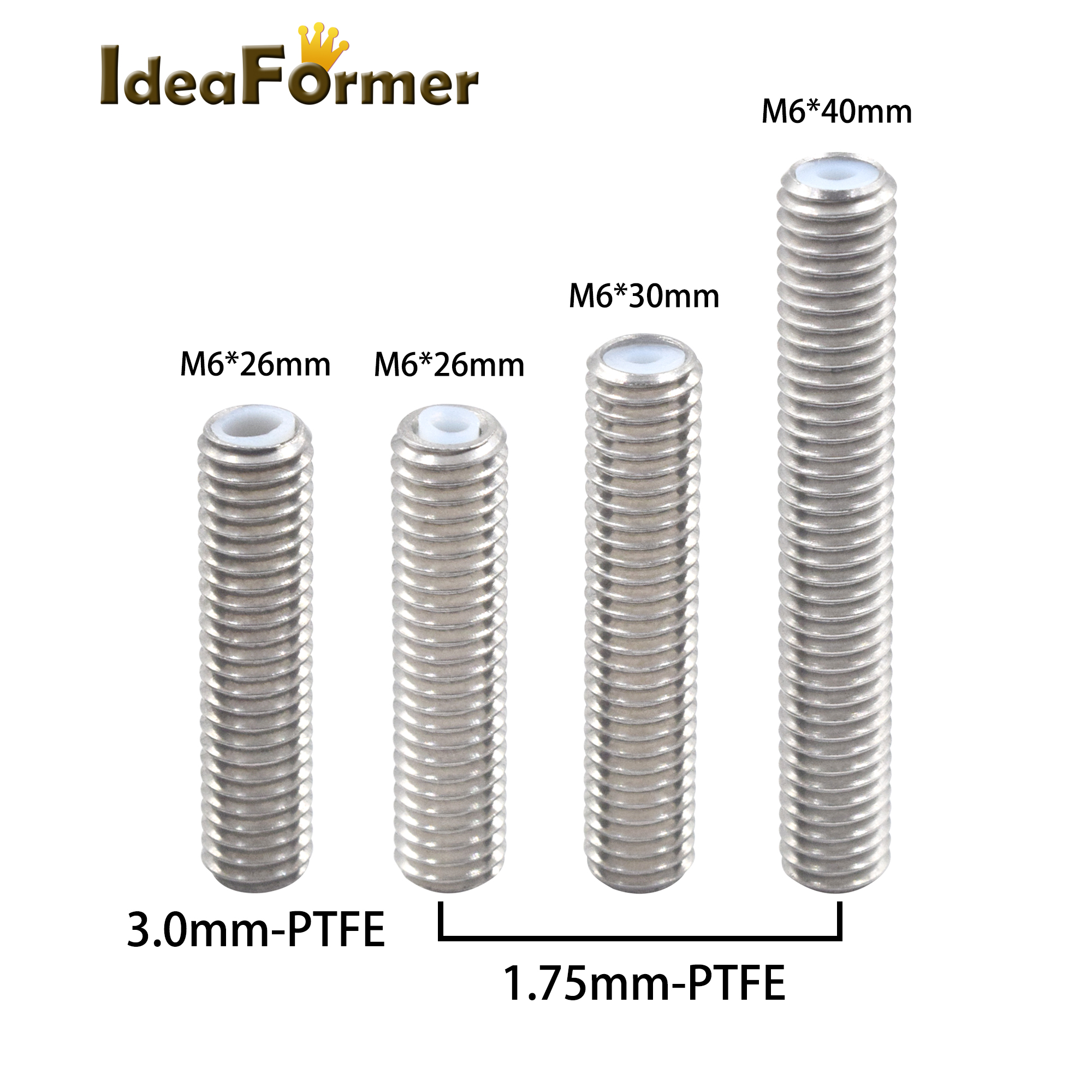 5pcs 3D Printer Stainless Stee - Ptfe Tape Thread 리뷰 및 가격