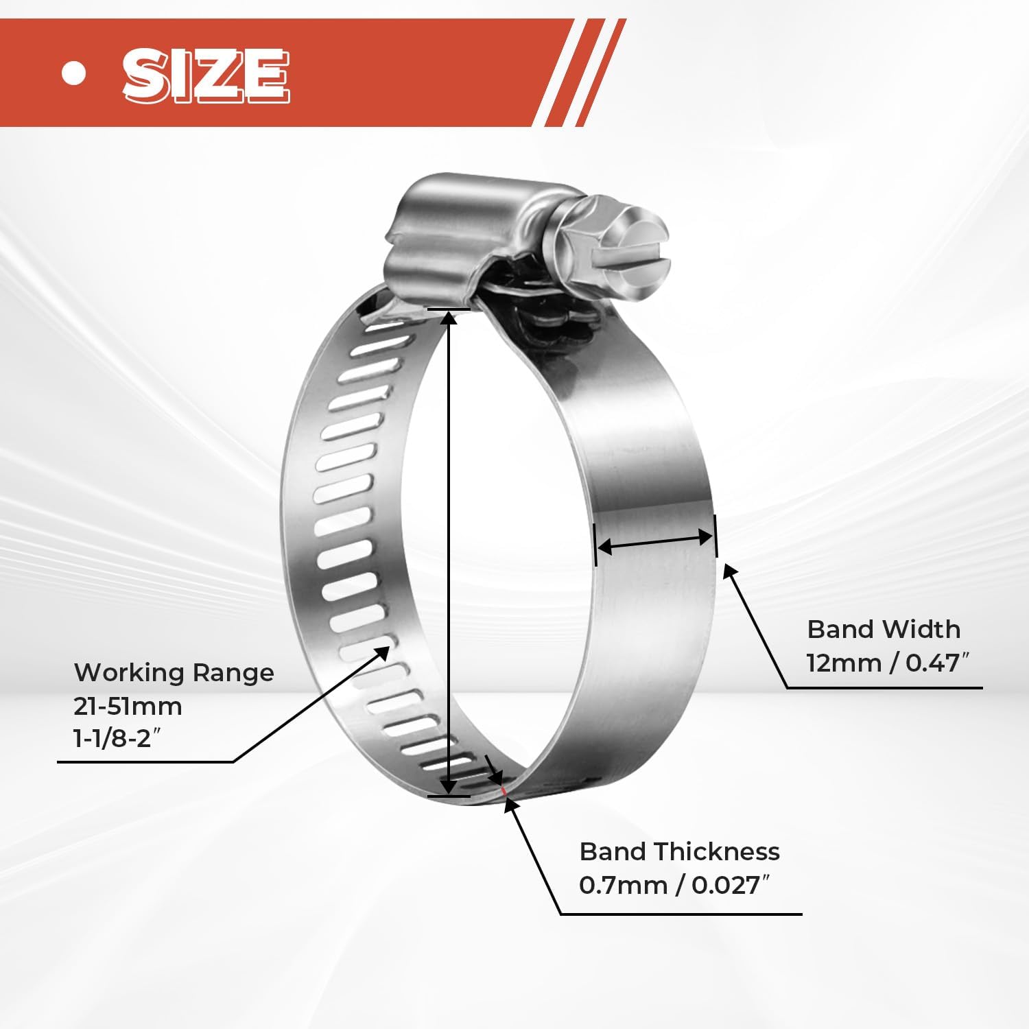 20PCS 304 Stainless Steel Hose - Drain Pipe Clip 리뷰 및 가격