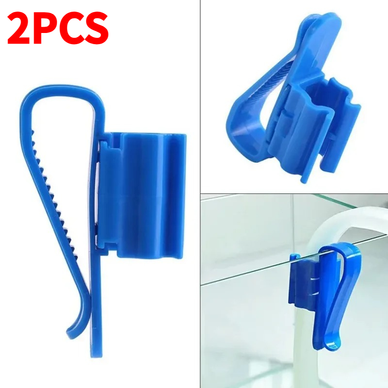 Aquarium Hose Clip 2PC, Adjust - Plastic Pipe Clip 리뷰 및 가격