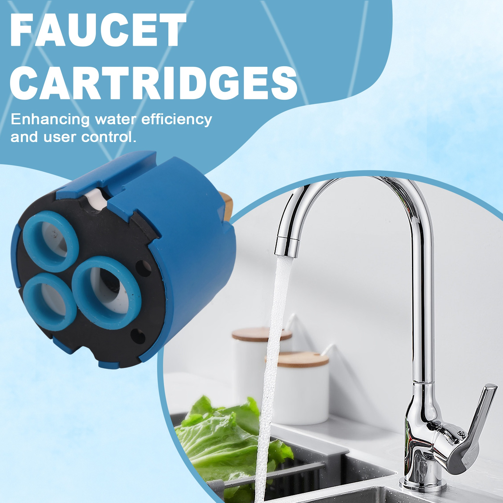AT43-46048000 Replacement Fauc - Basin Mixer Cartridge 리뷰 및 가격