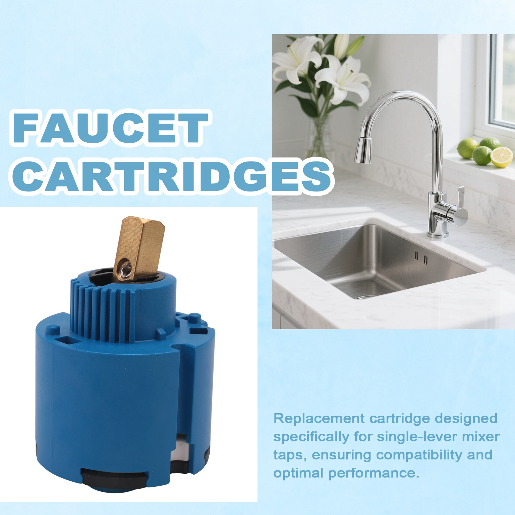 AT43-46048000 Replacement Fauc - Basin Mixer Cartridge 리뷰 및 가격