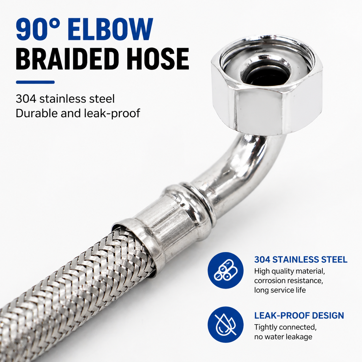 304 Stainless Steel Hose Angle - Flexible Hose Braided 리뷰 및 가격