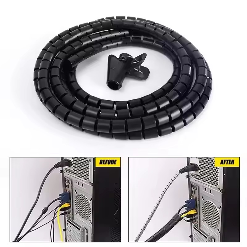 2M Flexible Spiral Cable Organ - Plastic Pipe Clip 리뷰 및 가격