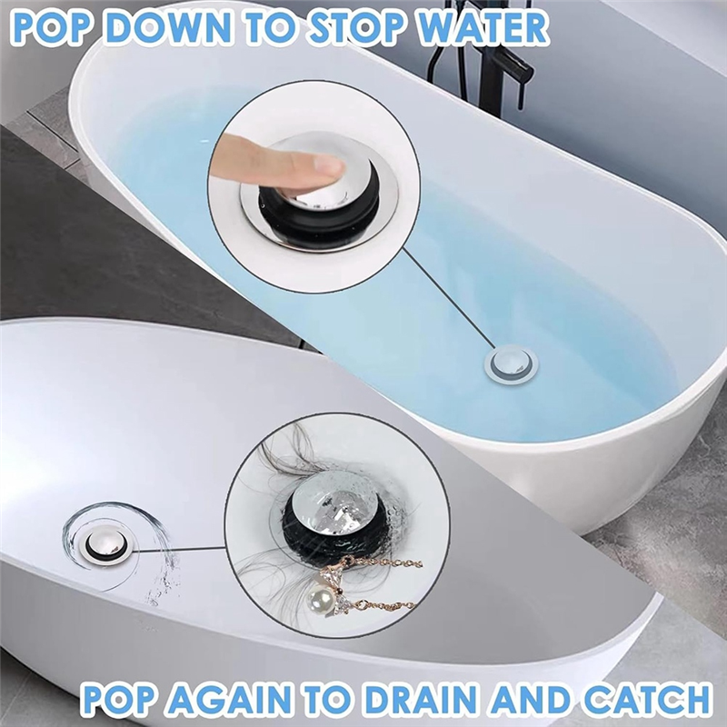 ABSE-Bathtub Drain Stopper, -U - Drain Pipe Clip 리뷰 및 가격