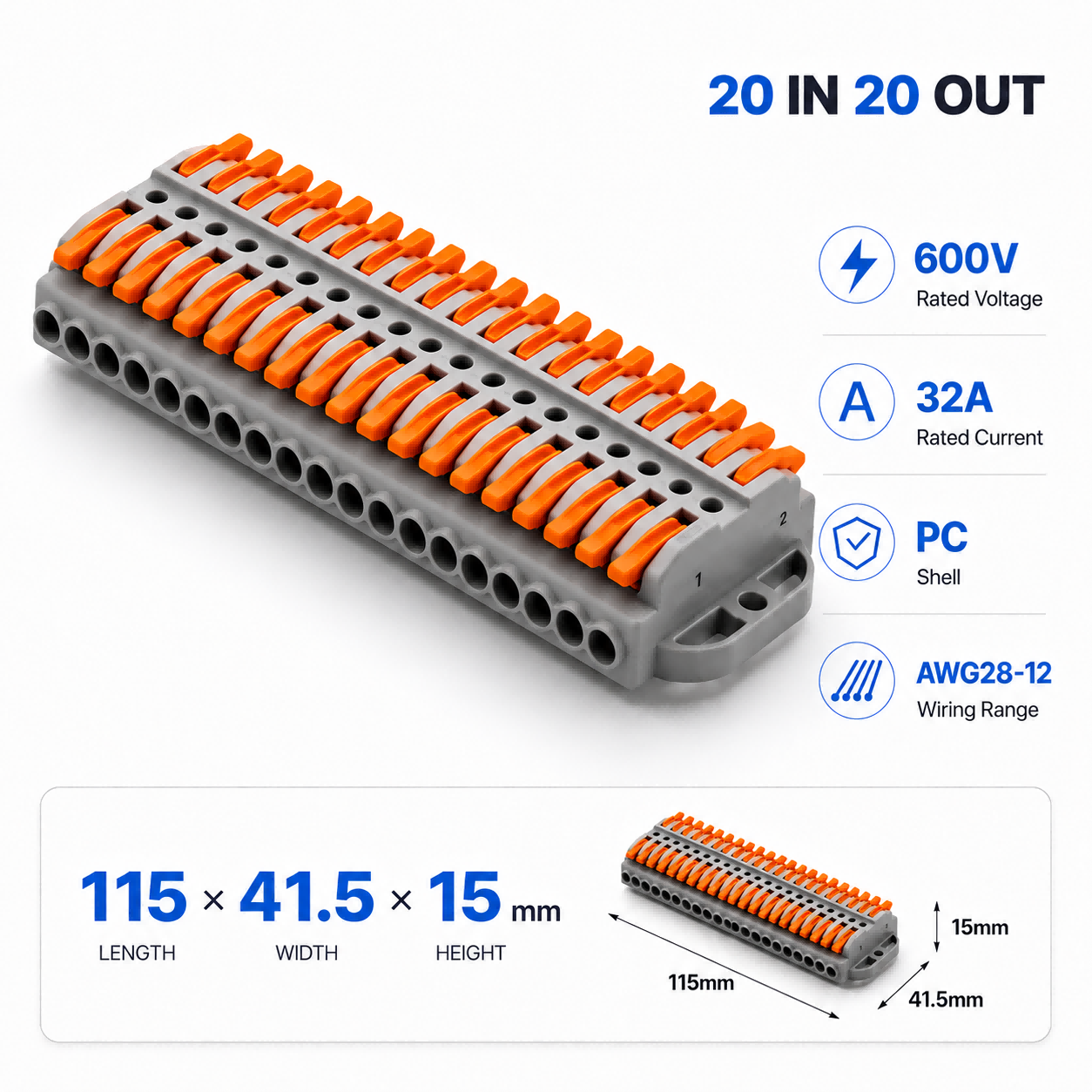 Wire Connectors 2-30 Pins Fast - Push Fit Connector 리뷰 및 가격