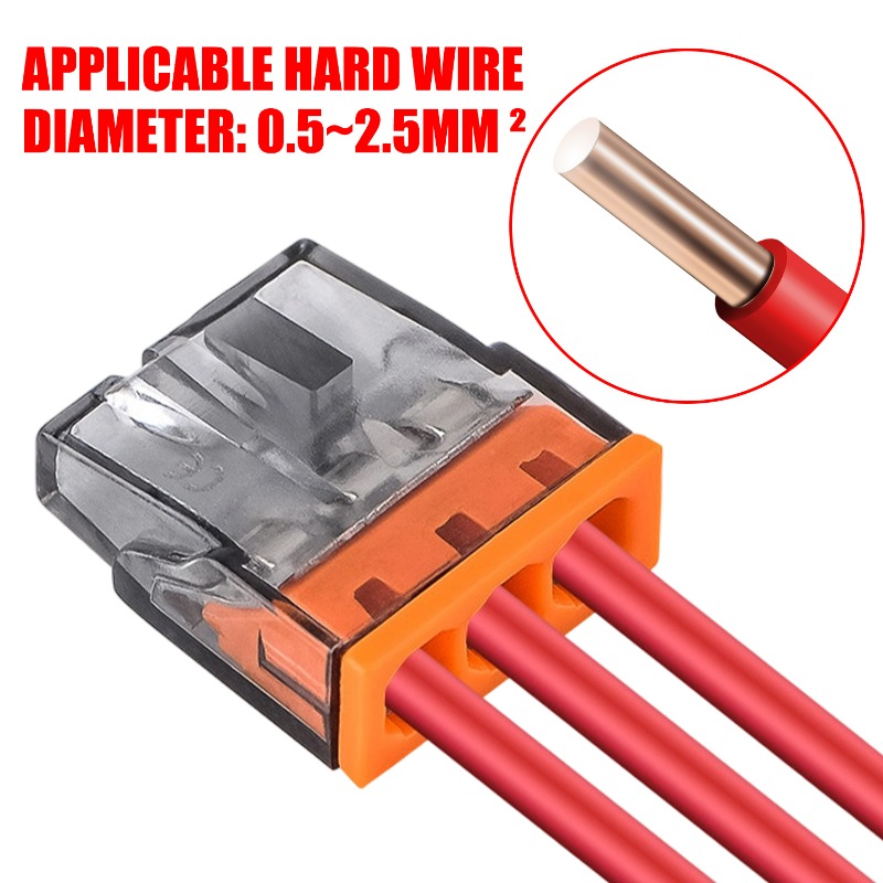 3 Holes Electrical Wire Quick  - Push Fit Connector 리뷰 및 가격