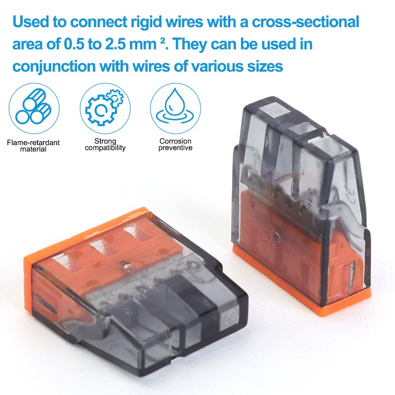 3 Holes Electrical Wire Quick  - Push Fit Connector 리뷰 및 가격